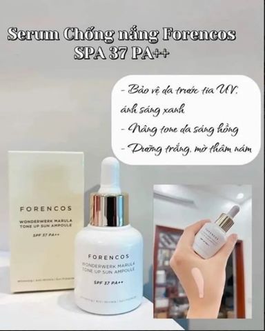 KCN - Serum Chống Nắng Forencos Dưỡng Sáng Da 30ml