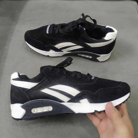 Giày Thể Thao Nam G32 Đen - Sneakers Cao Cấp Buộc Dây Thoáng Khí, Phong Cách Trẻ Trung Đi Học, Đi Chơi