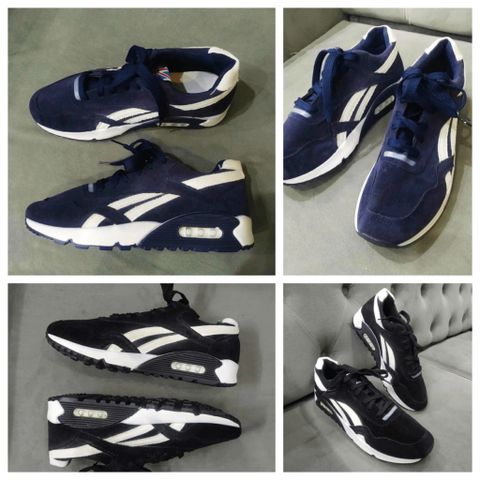 Giày thể thao Nam G32 Sneaker da lộn Đen/Xanh - Mẫu mới Hottrend phong cách trẻ trung, năng động cho học sinh và người đi chơi