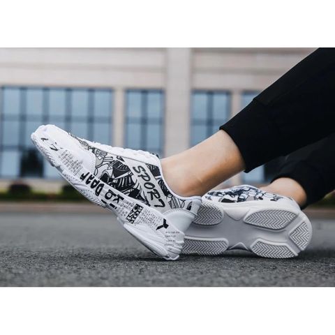 Giày Thể Thao Nam Sneakers G35 Cao Cấp Phong Cách Korea - Thể Thao, Năng Động, Thời Trang Chất Lừ, Đẹp Giá Rẻ