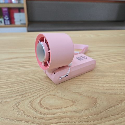 Quạt Mini Cầm Tay 200 Cấp Gió Có Sò Lạnh - Thiết Kế Gấp Gọn, Pin Bền, Đeo Cổ Tiện Lợi Cho Mùa Hè Nóng Bức