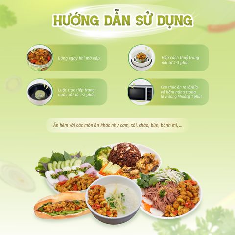 Sườn Chay Xào Sả Ớt Tâm Minh Foods - Món Ăn Nhanh Ngon Miệng, Dinh Dưỡng, Phù Hợp Cho Đi làm và Dã Ngoại