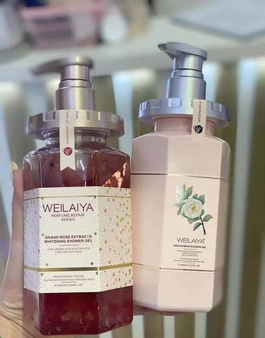Sữa Tắm Dưỡng Thể Trắng Da Weilaiya 450ml - Nhiều Hương Hình Tươi Mát, Phục Hồi Độ Ẩm Và Giúp Da Sáng Mịn Tự Nhiên