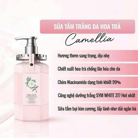 Sữa Tắm Dưỡng Thể Trắng Da Weilaiya 450ml - Nhiều Hương Hình Tươi Mát, Phục Hồi Độ Ẩm Và Giúp Da Sáng Mịn Tự Nhiên
