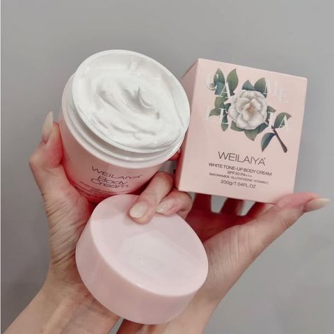 [Wei Luxury] Kem Body Weilaiya Dưỡng Da Nâng Tone White Tone-Up Body Cream SPF30 PA+++ 200ml