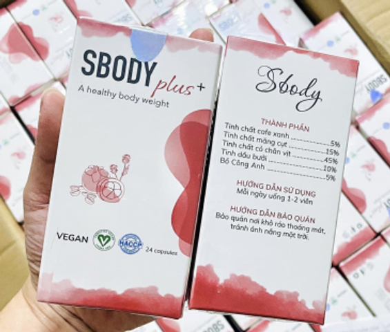 Viên uống giảm cân Sbody Plus+ (Hộp 24 viên)