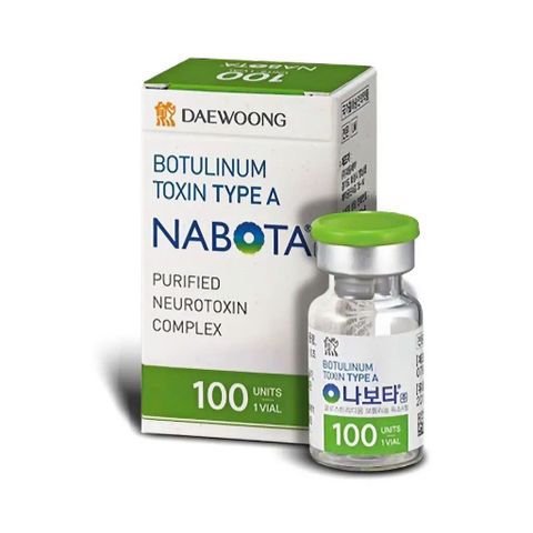 Bo Tox Nabota - Toxin Botulinum Loại A 100 Đơn Vị Giúp Xoá Nếp Nhăn, Thon Gọn Da Mặt, Cải Thiện Tình Trạng Lão Hóa