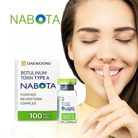 Bo Tox Nabota - Toxin Botulinum Loại A 100 Đơn Vị Giúp Xoá Nếp Nhăn, Thon Gọn Da Mặt, Cải Thiện Tình Trạng Lão Hóa