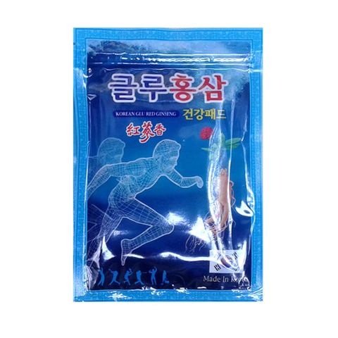 Miếng Dán Sâm Hàn Quốc POWER RED GINSENG Xanh - Giảm Đau, Cải Thiện Tuần Hoàn, 20 Miếng