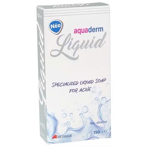 Sữa Rửa Mặt Aquaderm Liquid Cho Da Mụn, Da Dầu, Trứng Cá - 150ml