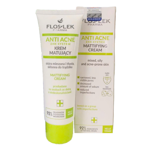 Kem Dưỡng Kiềm Dầu Floslek Anti Ance Mattifying Cho Da Dầu Mụn - 50ml