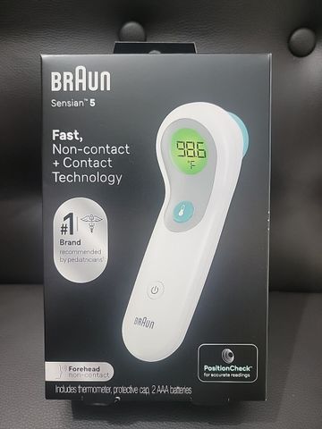 Nhiệt Kế Điện Tử Đo Trán Braun BNT3000 - Nhiệt Kế 3 Trong 1 Cho Gia Đình, Công Nghệ Age Precision, Đo Nhanh Chính Xác Trong 2 Giây