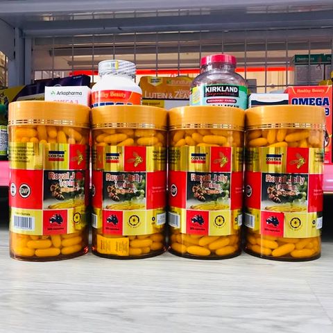 Sữa Ong Chúa Costar Royal Jelly 1610mg - Hộp 365 Viên Tăng Cường Sức Khỏe và Làm Đẹp Da Từ Thiên Nhiên