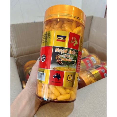Sữa Ong Chúa Costar Royal Jelly 1610mg - Hộp 365 Viên Tăng Cường Sức Khỏe và Làm Đẹp Da Từ Thiên Nhiên