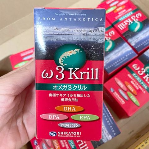 Dầu nhuyễn thể Omega 3 Krill Shiratori Nhật Bản 80 viên
