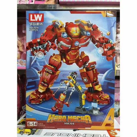 Đồ chơi lắp ráp robot siêu anh hùng Iron man siêu nhân người Sắt 2018