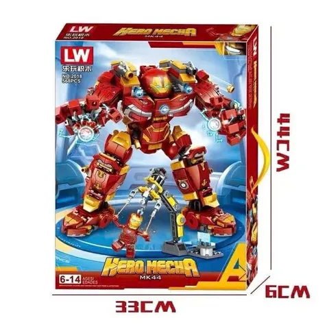 Đồ chơi lắp ráp robot siêu anh hùng Iron man siêu nhân người Sắt 2018