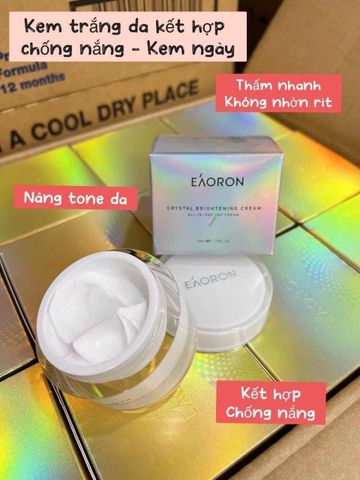 Kem Dưỡng Da Ngày Đêm Eaoron Shinning Cream 50ml - Cung Cấp Độ Ẩm Tối Ưu, Chống Oxy Hóa, Dưỡng Sáng Da Cho Tất Cả Loại Da