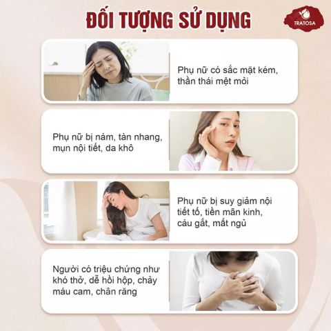 Trà bổ huyết Tratosa giúp giảm hoa mắt chóng mặt , thiếu máu não 221753