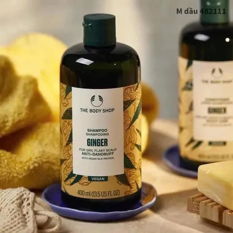 Dầu Gội Gừng ThE Body Shop 400ml - Chăm Sóc Tóc Bóng Mượt, Giảm Gàu và Ngăn Rụng Tóc Hiệu Quả, Dưỡng Ẩm Tự Nhiên