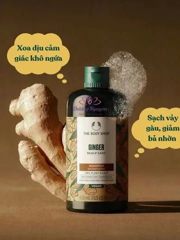 Dầu Gội Gừng ThE Body Shop 400ml - Chăm Sóc Tóc Bóng Mượt, Giảm Gàu và Ngăn Rụng Tóc Hiệu Quả, Dưỡng Ẩm Tự Nhiên