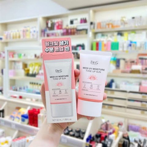 Kem Chống Nắng Dr.G Medi UV Moisture Tone Up SPF 50+ PA++++ 50ML - Bảo Vệ Da Tối Đa & Làm Sáng Da Tự Nhiên