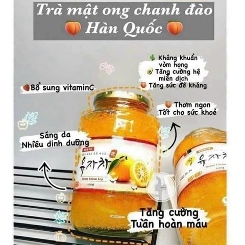 Trà Chanh Gừng Mật Ong Hàn Quốc 1kg - Đồ Uống Bổ Dưỡng Cho Sức Khỏe, Giải Độc, Tăng Cường Miễn Dịch