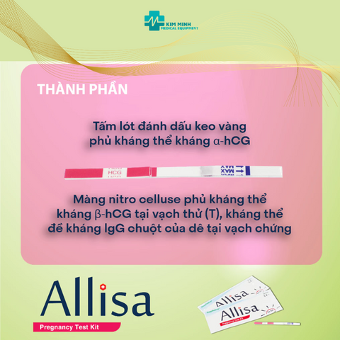 Combo 10 Que Thử Thai Allisa Chính Hãng - Độ Nhạy Cao, Dễ Sử Dụng, Tiết Kiệm Thời Gian và Chi Phí