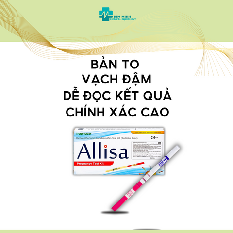 Combo 10 Que Thử Thai Allisa Chính Hãng - Độ Nhạy Cao, Dễ Sử Dụng, Tiết Kiệm Thời Gian và Chi Phí