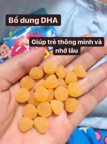 Kẹo Bổ Sung DHA Unimat Riken Nhật Bản - Hỗ Trợ Phát Triển Trí Não Cho Trẻ Em, Vitamin D Và Hương Vị Ngon Miệng, Dinh Dưỡng Thiếu Yếu