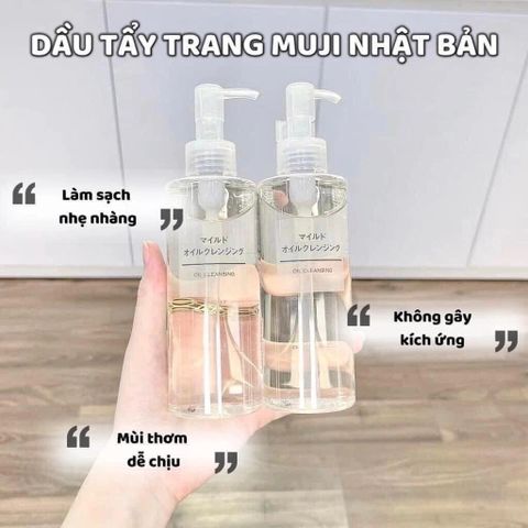 Dầu Tẩy Trang Muji Oil Cleansing Nhập Khẩu Nhật Bản - Giải Pháp Làm Sạch Đỉnh Cao, Chiết Xuất Thiên Nhiên, Dưỡng Ẩm Da Mềm Mại
