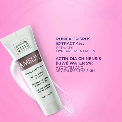 Kem Dưỡng Trắng Da Amelix LSI 40g - Mờ Nám & Tàn Nhang, Giúp Da Sáng Mịn, Chống Lão Hóa, Dưỡng Ẩm Căng Mướt
