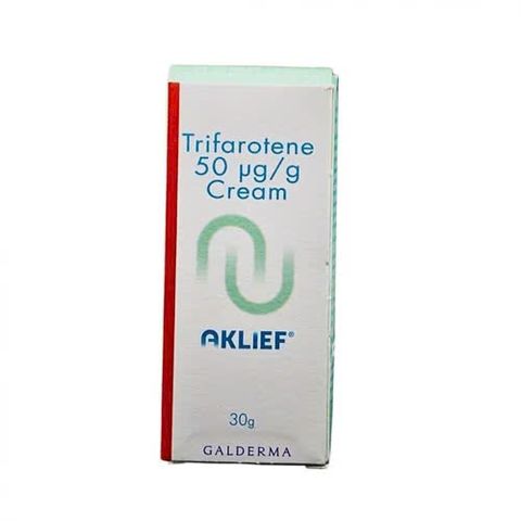 Aklief Trifarotene cream 0.005% kem giảm mụn trứng cá 30g