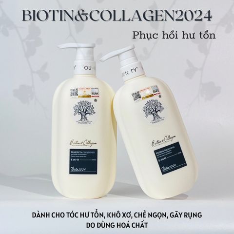Dầu Gội Xả Phục Hồi Tóc Biotin Collagen Yuluim - Giúp Tóc Suôn Mượt, Dày Khỏe, Đến Từ Ý - Chăm Sóc Tóc Tại Nhà
