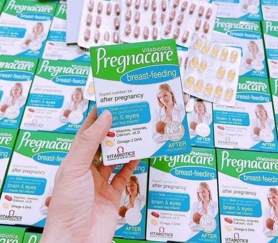 Vitamin Tổng Hợp Pregnacare Breast-feeding cho Mẹ Sau Sinh - Hỗ Trợ Dinh Dưỡng và Sức Khỏe Bền Vững cho Mẹ Bỉm Sữa