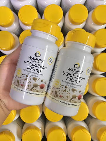 Viên Uống Trắng Da Warnke Glutathione 100 Viên - Làm Sáng Da, Giảm Thâm Nám, Chống Oxy Hóa Từ Đức