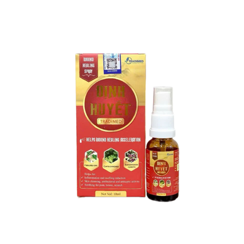 Xịt Vết Thương Định Huyết Tradimed Giảm Sưng Tấy, Hỗ Trợ Nhanh Liền Vết Thương - 10ml