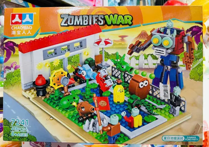 Đồ Chơi Lắp Ráp Zombies War Chaobao 7241 - Mô Hình Cuộc Chiến Zombie Đầy Sáng Tạo Cho Trẻ Em, Phát Triển Tư Duy và Khả Năng Vận Động