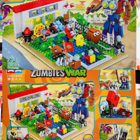 Đồ Chơi Lắp Ráp Zombies War Chaobao 7241 - Mô Hình Cuộc Chiến Zombie Đầy Sáng Tạo Cho Trẻ Em, Phát Triển Tư Duy và Khả Năng Vận Động