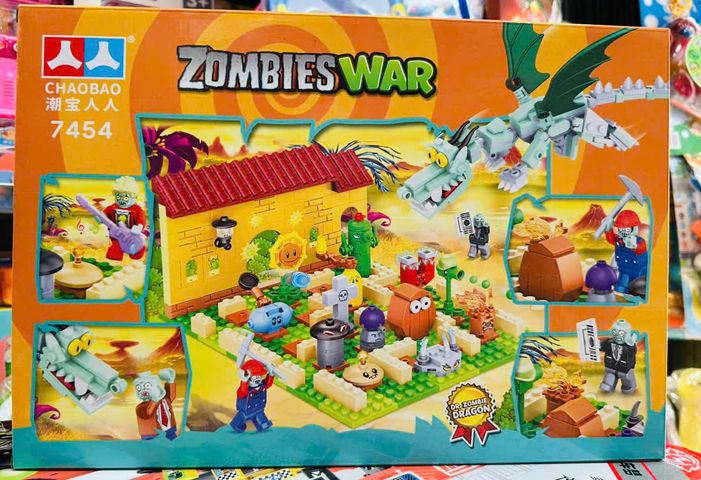 Đồ Chơi Lắp Ráp Zombies War CHAOBAO 7454 - Bộ Xây Dựng Thú Vị Cho Trẻ Em, Phát Triển Tư Duy và Sáng Tạo