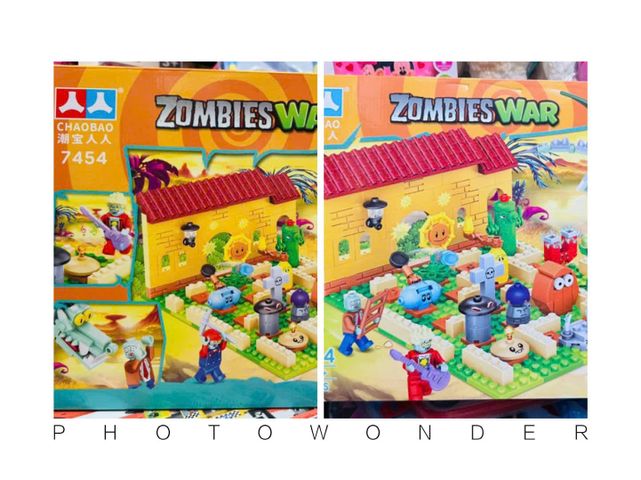 Đồ Chơi Lắp Ráp Zombies War CHAOBAO 7454 - Bộ Xây Dựng Thú Vị Cho Trẻ Em, Phát Triển Tư Duy và Sáng Tạo