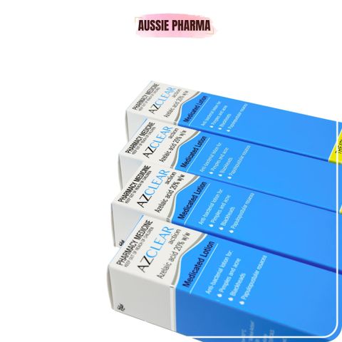 Kem bôi Giảm Mụn Và Mờ Thâm - Azclear 20% Azelaic Acid - Hỗ Trợ Cải Thiện Da Mặt