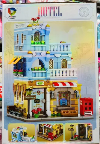 Đồ chơi lắp ráp mô hình khách sạn Hotel JIQILE 47119