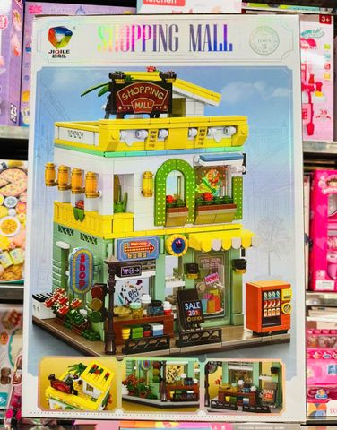 Đồ Chơi Lắp Ráp Trung Tâm Thương Mại Shopping Mall JIQILE 47117 - Bộ Lego Sáng Tạo Giúp Phát Triển Tư Duy Cho Trẻ Em
