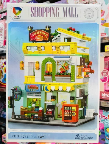 Đồ Chơi Lắp Ráp Trung Tâm Thương Mại Shopping Mall JIQILE 47117 - Bộ Lego Sáng Tạo Giúp Phát Triển Tư Duy Cho Trẻ Em
