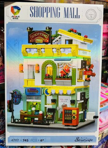Đồ Chơi Lắp Ráp Trung Tâm Thương Mại Shopping Mall JIQILE 47117 - Bộ Lego Sáng Tạo Giúp Phát Triển Tư Duy Cho Trẻ Em