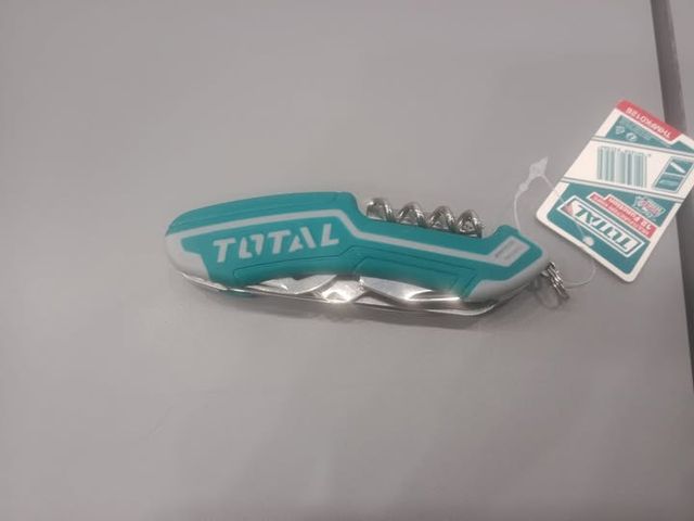Dao Cắt Đa Năng TOTAL THMFK0126 - 12 Chức Năng, Inox Bền Bỉ, Thiết Kế Nhỏ Gọn, Dùng Để Cắm Trại và Sửa Chữa