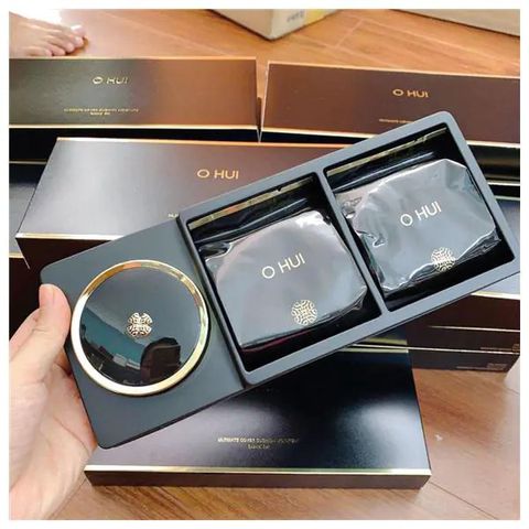 Bộ Phấn Nước Ohui Ultimate Cover Cushion Satin Finish Special SetTone 01 ( 2 lõi )
