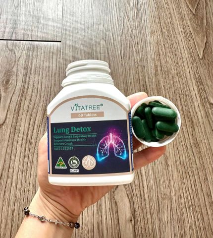 Viên uống bổ phổi Vitatree Lung Detox 60 viên, Úc 222760
