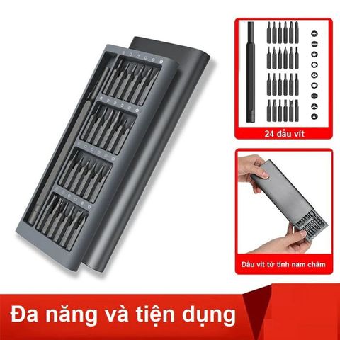 Bộ Tua Vít Bỏ Túi Đa Năng Mijia Wiha Có Nam Châm Hít - 24 Đầu Tua Vít Chính Hãng Đức, Nhỏ Gọn, Chất Liệu Cao Cấp